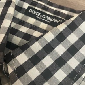 DOLCE&GABBANA -Women's Black&White Short Sleeve Shirt, size 6